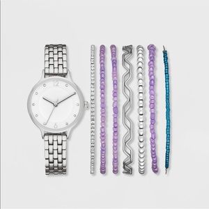 A New Day Silver Watch Set